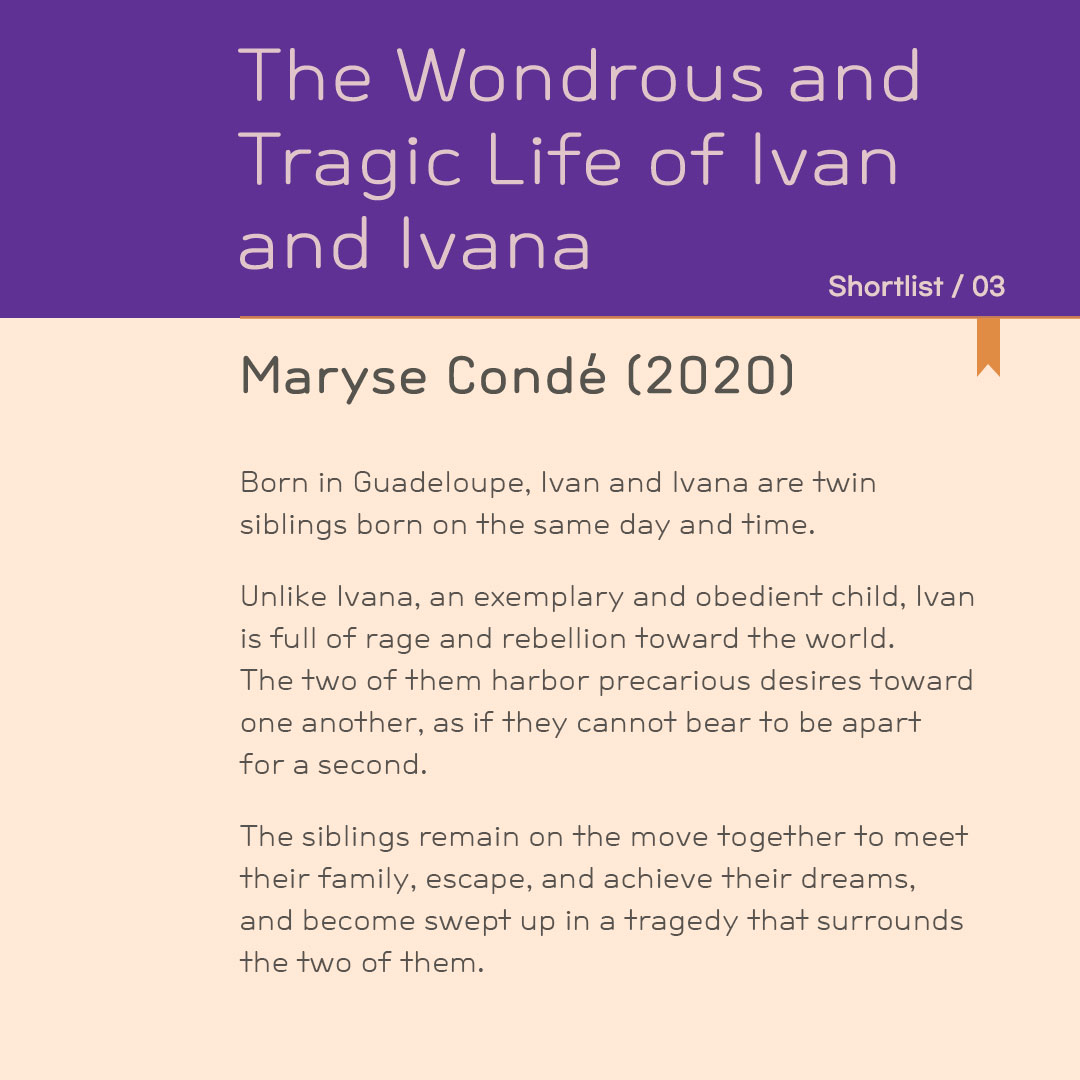 2022 SHORTLIST #03. The Wondrous and Tragic Life of Ivan and Ivana